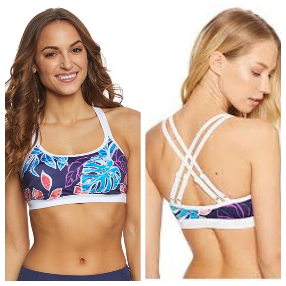 Tommy Bahama Graphic Tropics Banded Sports Top